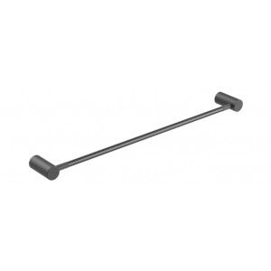 Caddence Series Brushed Gun Metal Grey Single Towel Rail 600mm